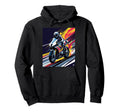 Motorcycle Rider Moto Grand Prix Moon Hoodie - Minimalist Print for Adults - T-Shirt, Sweatshirt, Hoodie
