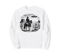 Horse Lover Ufo Western Cowboy Horse Sweatshirt - Custom Art Print Unisex - T-Shirt, Sweatshirt, Hoodie