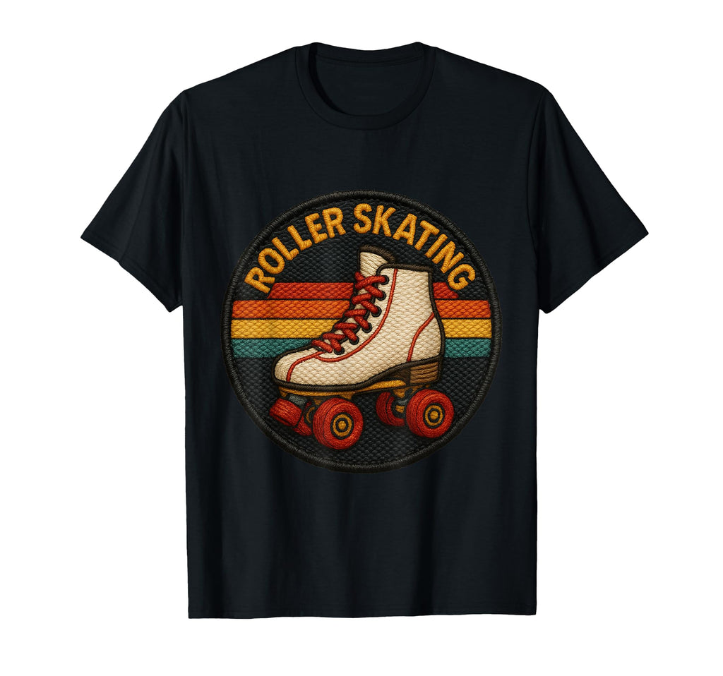 Roller Skating Disco Vibes 70S 80S T-Shirt - Custom Art Print Men Women - T-Shirt, Sweatshirt, Hoodie