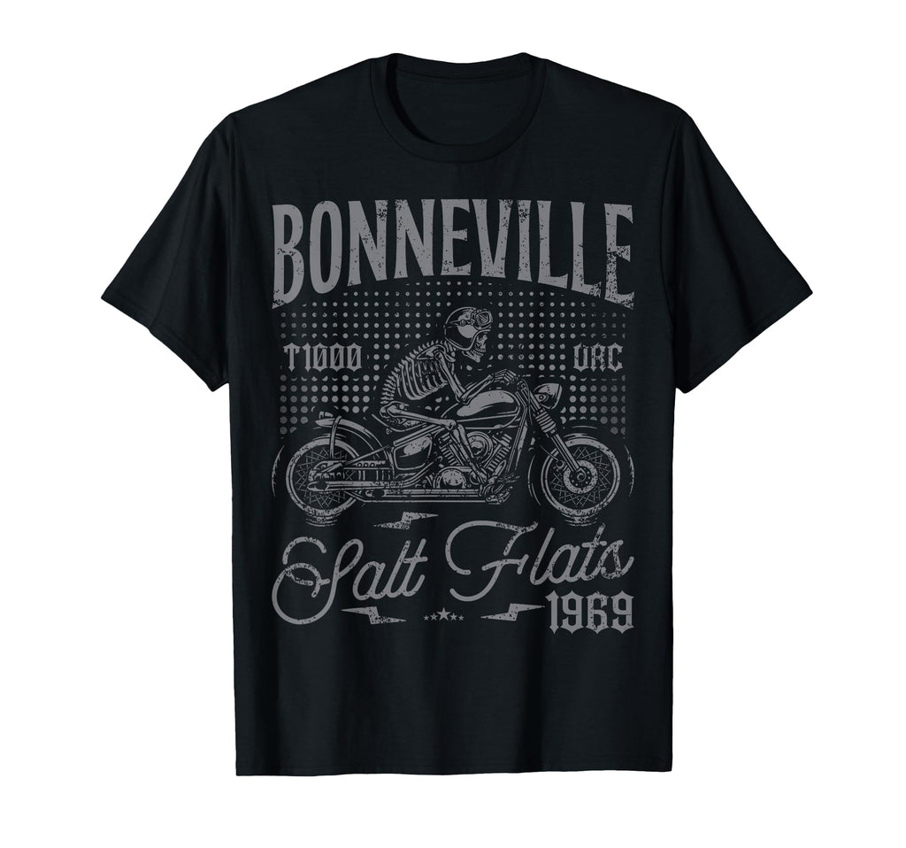 Bonneville Salt Flats Motorcycle Racing T-Shirt - Unique Graphic Unisex - T-Shirt, Sweatshirt, Hoodie