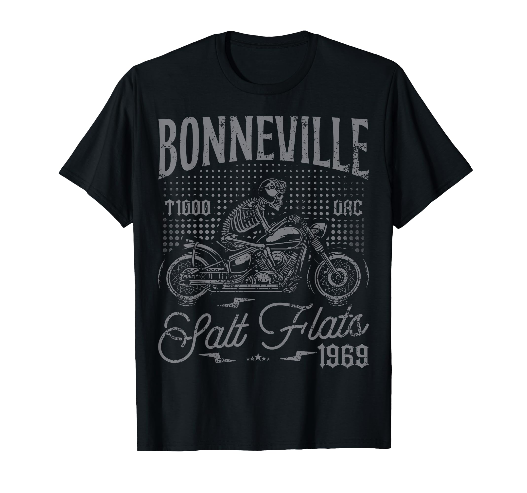 Bonneville Salt Flats Motorcycle Racing T-Shirt - Unique Graphic Unisex - T-Shirt, Sweatshirt, Hoodie
