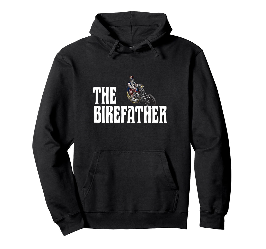 Biker Bikefather Biker Dad Funny Hoodie - Streetwear Style Men Women - T-Shirt, Sweatshirt, Hoodie