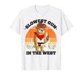 Sloth Cowboy Slowest Gun West Funny T-Shirt - Trendy Graphic for Adults - T-Shirt, Sweatshirt, Hoodie