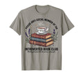 Proud Introverted Book Club Anti T-Shirt - Aesthetic Graphic for Adults - T-Shirt, Sweatshirt, Hoodie