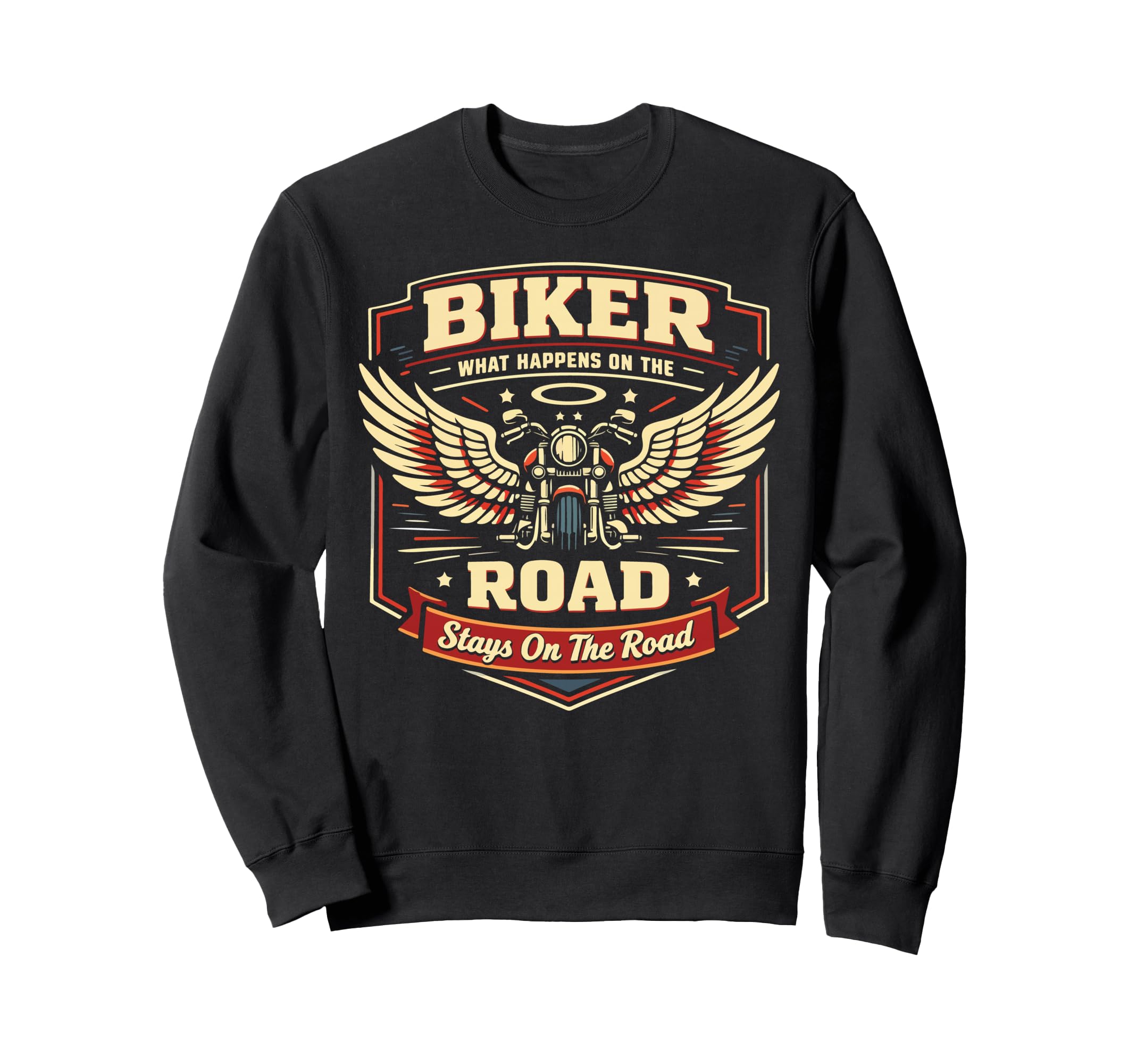 Motorcycle Biker Biker What Sweatshirt - Casual Everyday Wear for Adults - T-Shirt, Sweatshirt, Hoodie