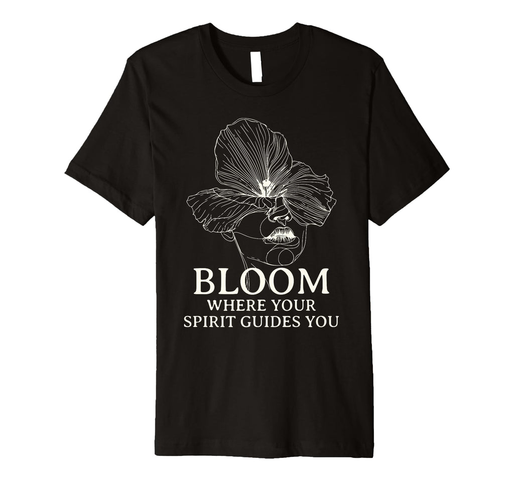 Bloom Self Care Line Art Floral T-Shirt - Fun Novelty Design Men Women - T-Shirt, Sweatshirt, Hoodie