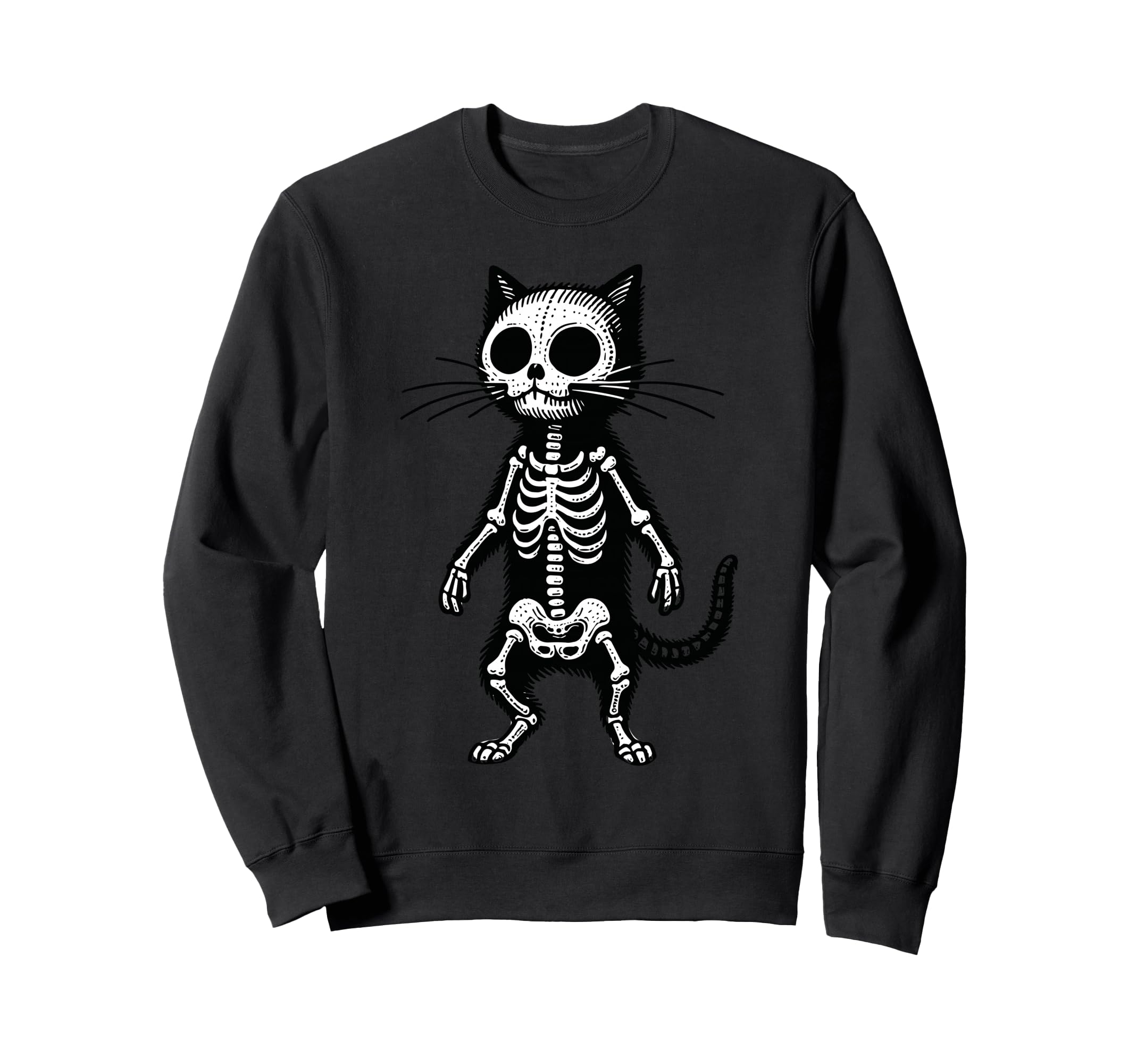 Meditation Cat Yoga Pose Relaxing Sweatshirt - Minimalist Print Men Women - T-Shirt, Sweatshirt, Hoodie