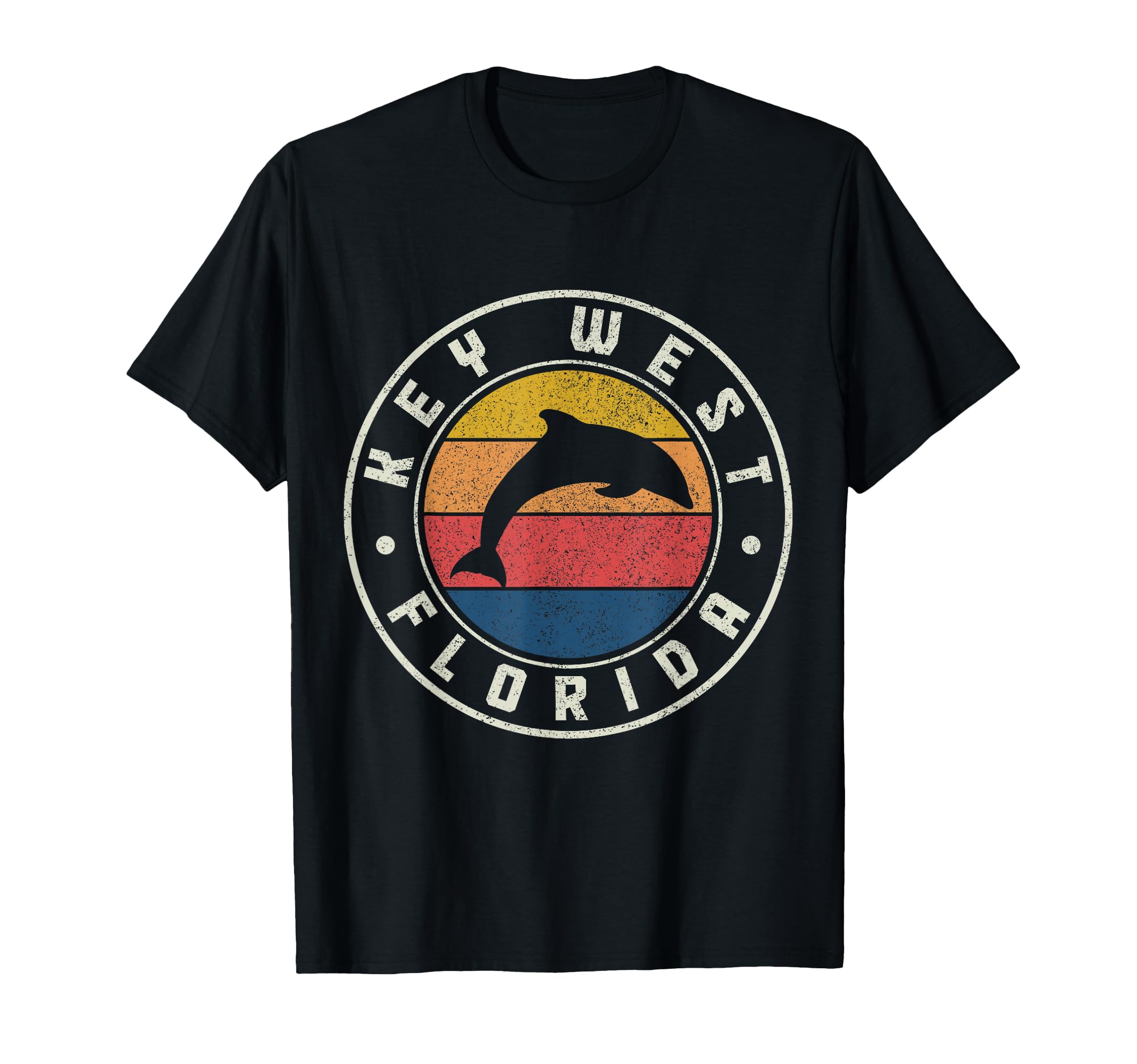 Key West Florida Dolphin Souvenir T-Shirt - Custom Art Print Unisex - T-Shirt, Sweatshirt, Hoodie