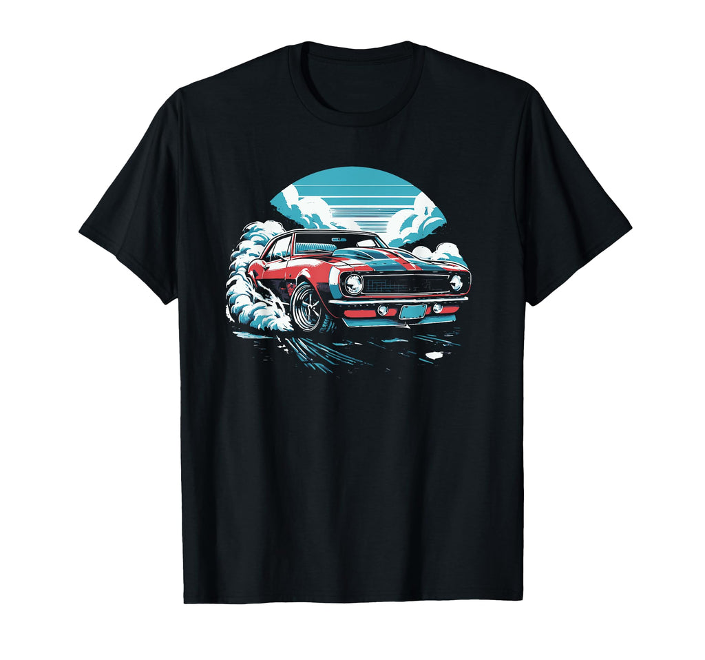 American Muscle Car 60S 70S Car Lover T-Shirt - Minimalist Print for Adults - T-Shirt, Sweatshirt, Hoodie
