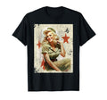 Pin Up Blonde Wwii T-Shirt - Minimalist Print Men Women - T-Shirt, Sweatshirt, Hoodie