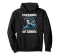 Bad Sad Baddie Mental Health Self Hoodie - Fun Novelty Design Men Women - T-Shirt, Sweatshirt, Hoodie