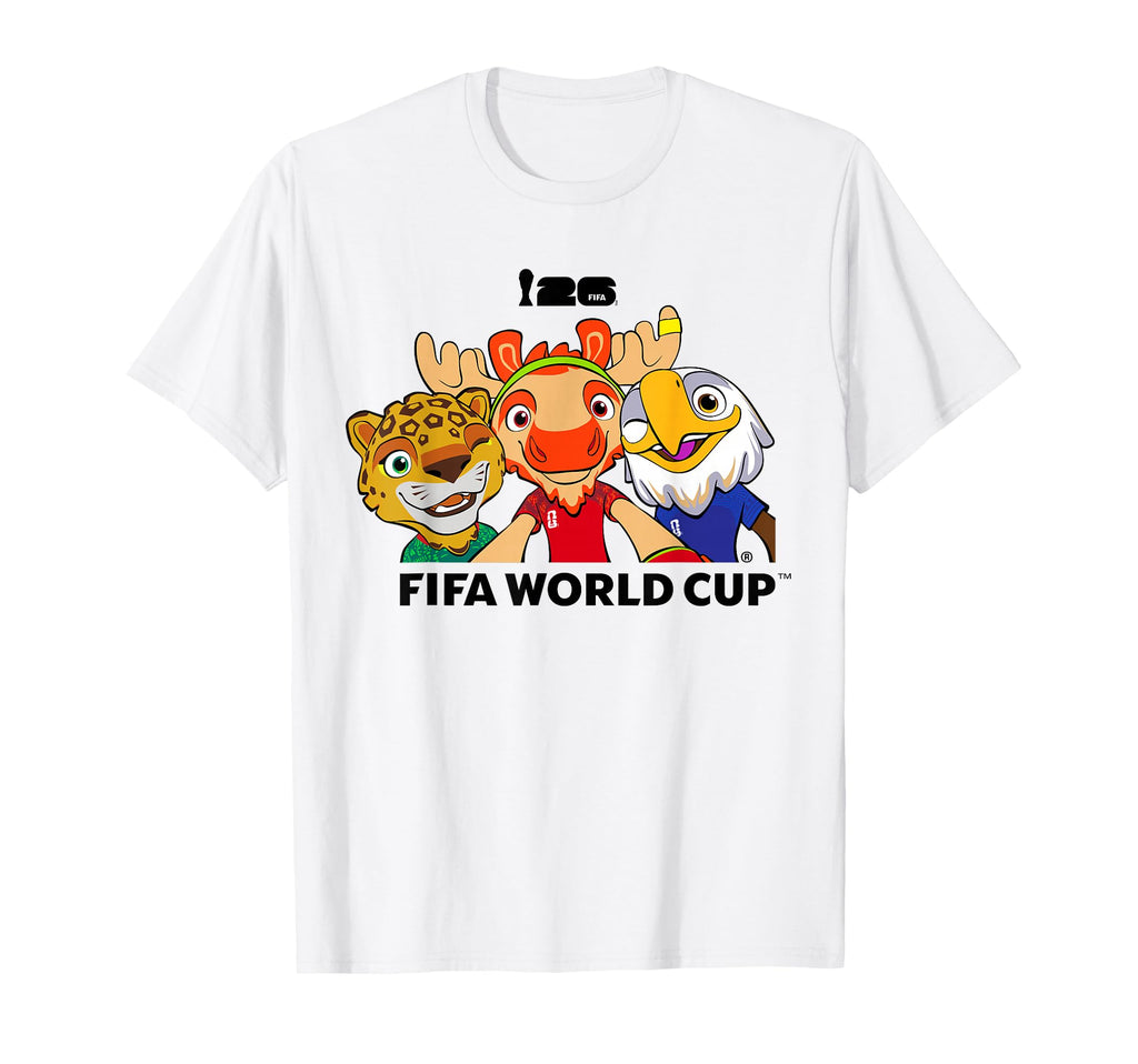 FIFA World CUP26 Host Country Mascots Group T-Shirt - T-Shirt, Sweatshirt, Hoodie