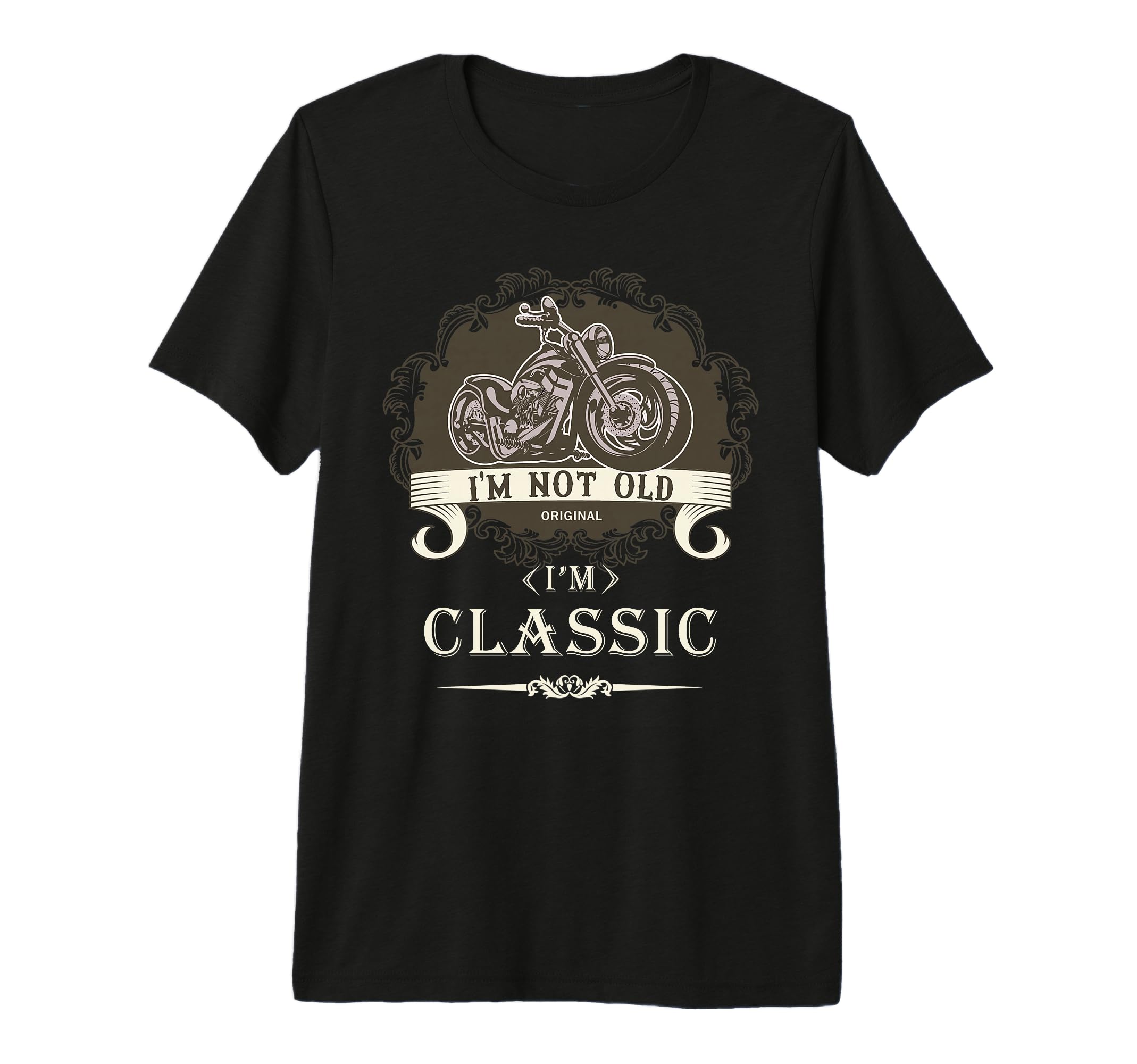 Im Not Old Im Motorcycle Tri Blend T-Shirt - Graphic Print for Adults - T-Shirt, Sweatshirt, Hoodie