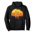 Couple Hiking Partner Sunset Hoodie - Custom Art Print for Adults - T-Shirt, Sweatshirt, Hoodie