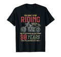 Dont Stop Riding 90 Year Old 90 T-Shirt - Trendy Graphic for Adults - T-Shirt, Sweatshirt, Hoodie