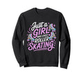 Just Who Loves Roller Skating 70S 90S Sweatshirt - Custom Art Print Unisex - T-Shirt, Sweatshirt, Hoodie