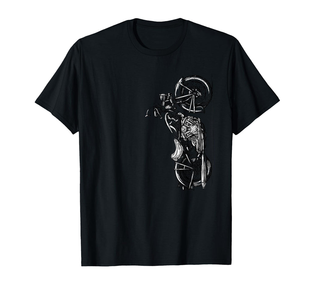 Motorcycling Biker Motorcycle Ride T-Shirt - Custom Art Print for Adults - T-Shirt, Sweatshirt, Hoodie