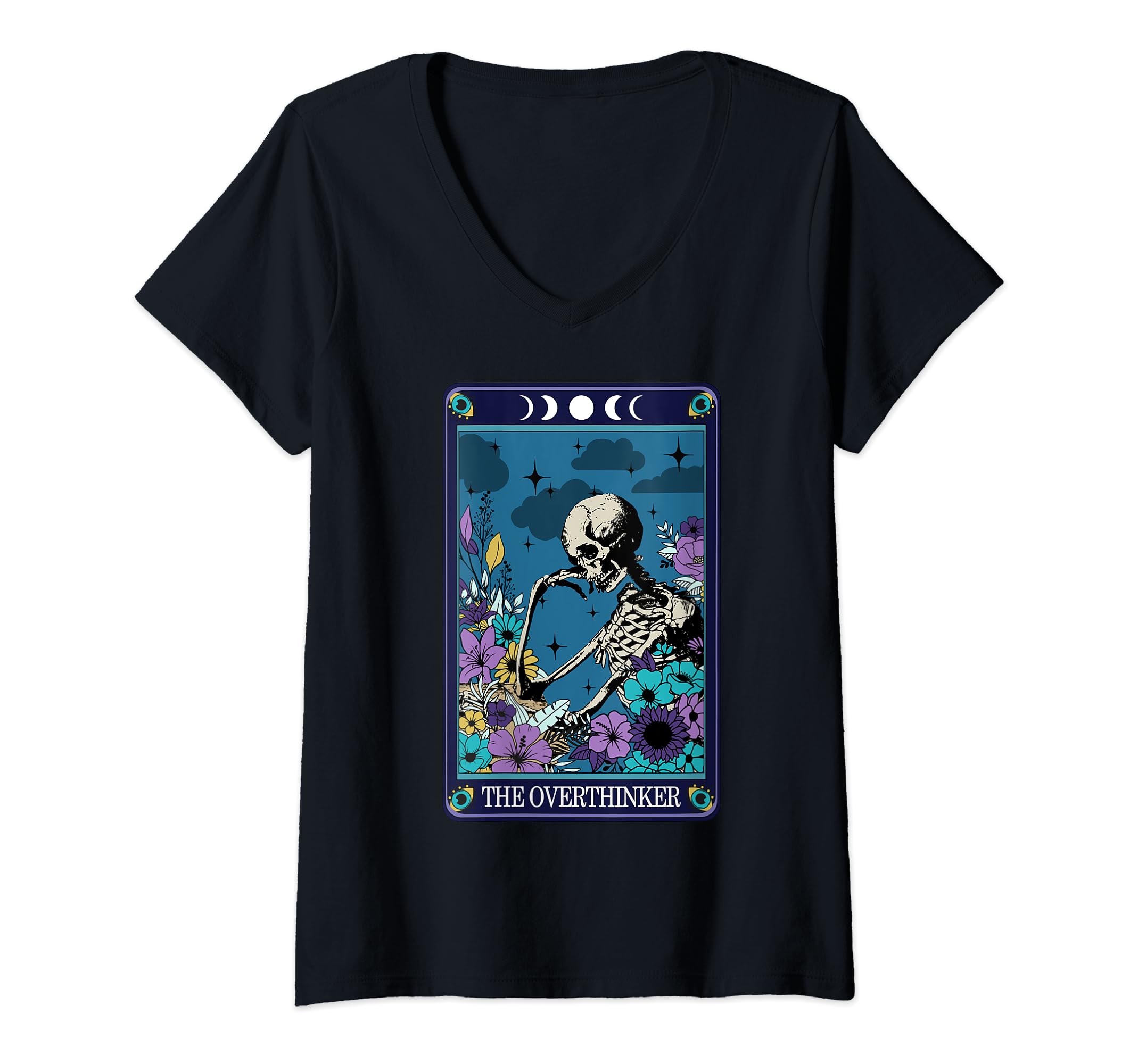 Overthinker Funny Tarot T-Shirt - Casual Everyday Wear for Adults - T-Shirt, Sweatshirt, Hoodie