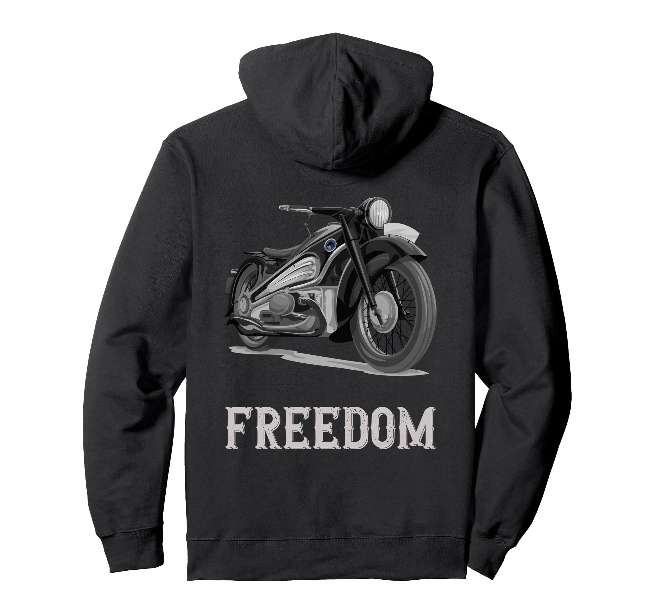 Motorcycle Motorbike Biker Hoodie - Graphic Print Unisex - T-Shirt, Sweatshirt, Hoodie