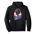 Vaporwave Geisha 80S Synthwave 19 Hoodie - Unique Graphic Unisex - T-Shirt, Sweatshirt, Hoodie