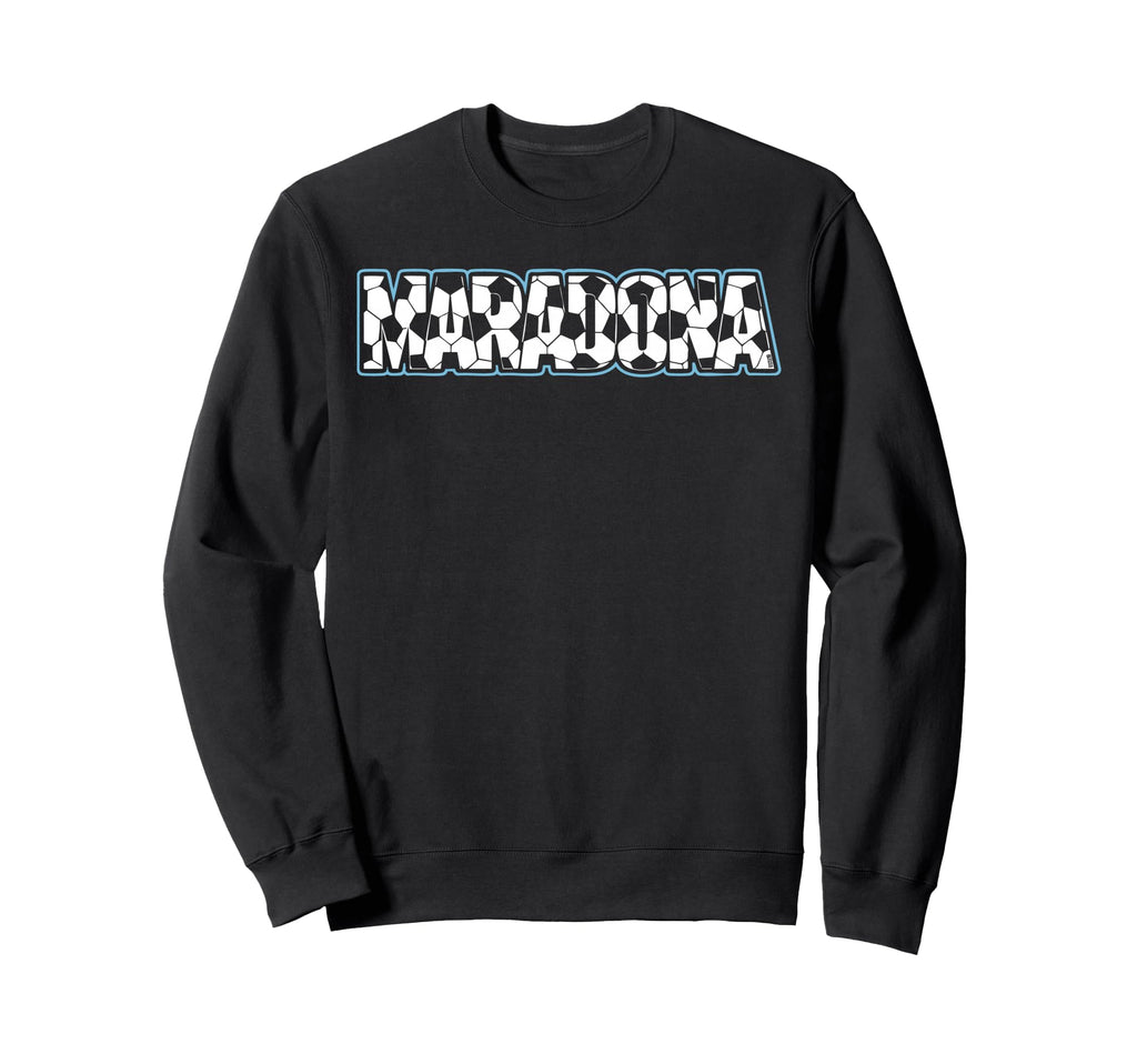 Diego Maradona Football Pattern Sweatshirt - Minimalist Print Unisex - T-Shirt, Sweatshirt, Hoodie