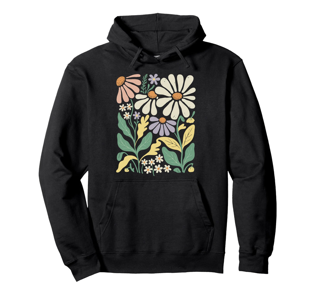 Wildflowers Flowers Pattern Summer Hoodie - Unique Graphic Men Women - T-Shirt, Sweatshirt, Hoodie