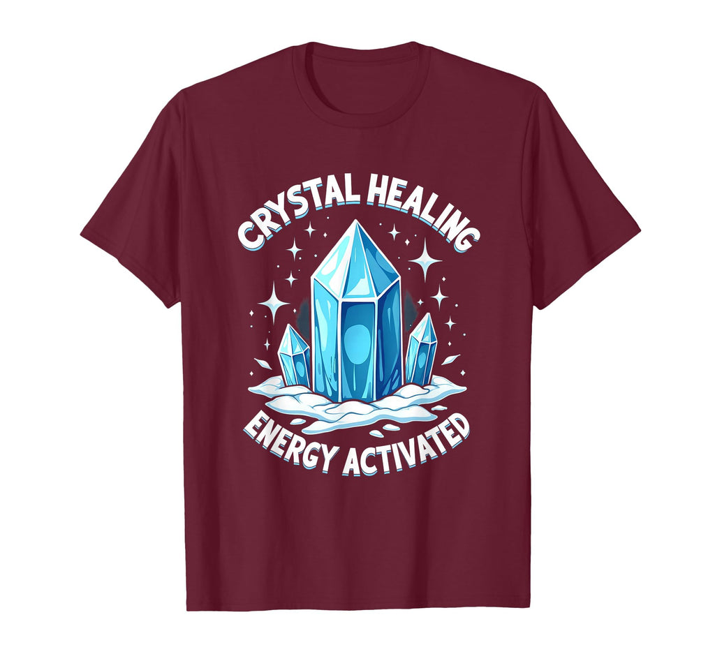 Crystal Healing Energy Activated T-Shirt - Minimalist Print for Adults - T-Shirt, Sweatshirt, Hoodie