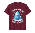 Crystal Healing Energy Activated T-Shirt - Minimalist Print for Adults - T-Shirt, Sweatshirt, Hoodie