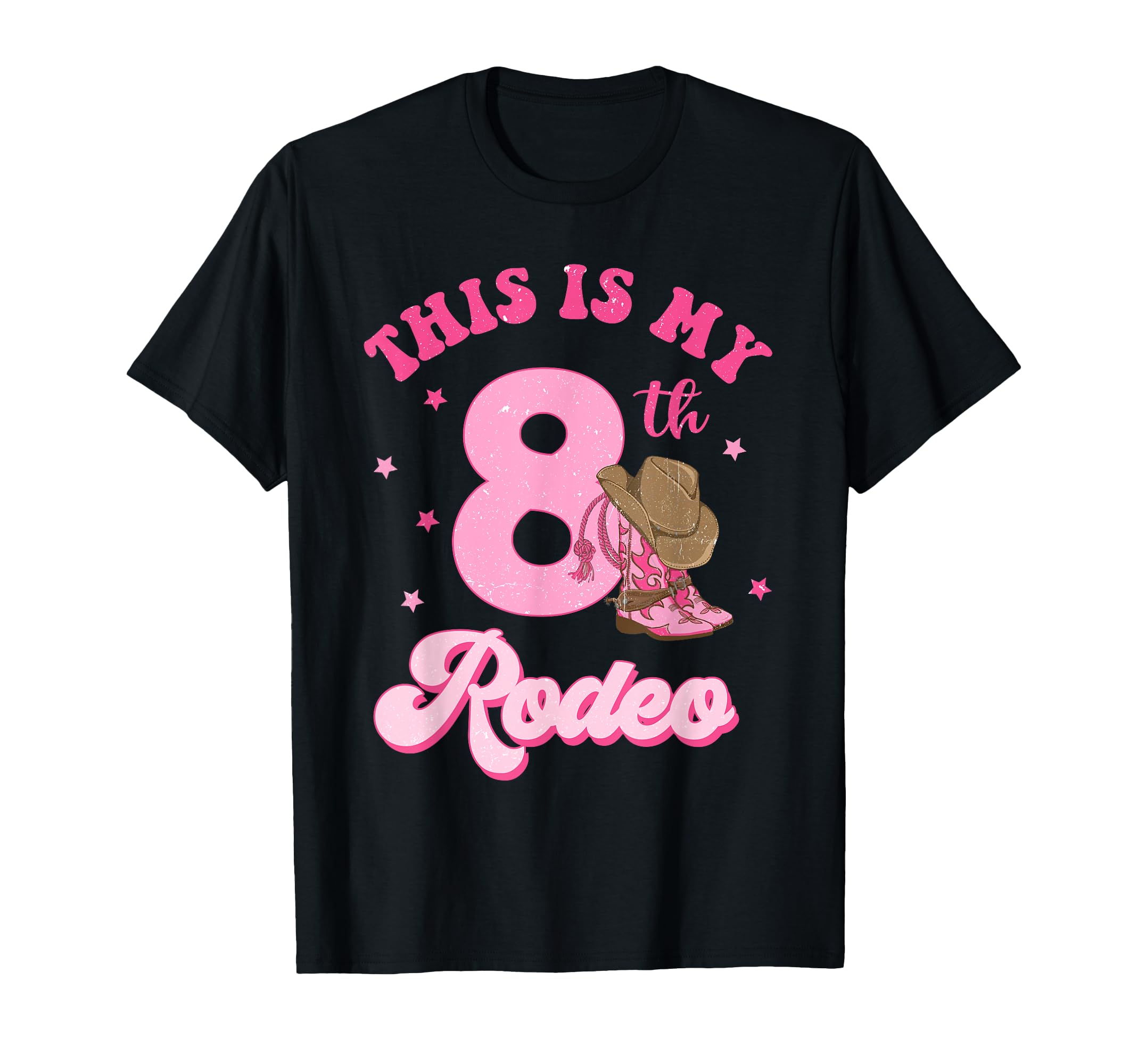 This Is My 8Th Rodeo Western Cowgirl 8 T-Shirt - Unique Graphic for Adults - T-Shirt, Sweatshirt, Hoodie