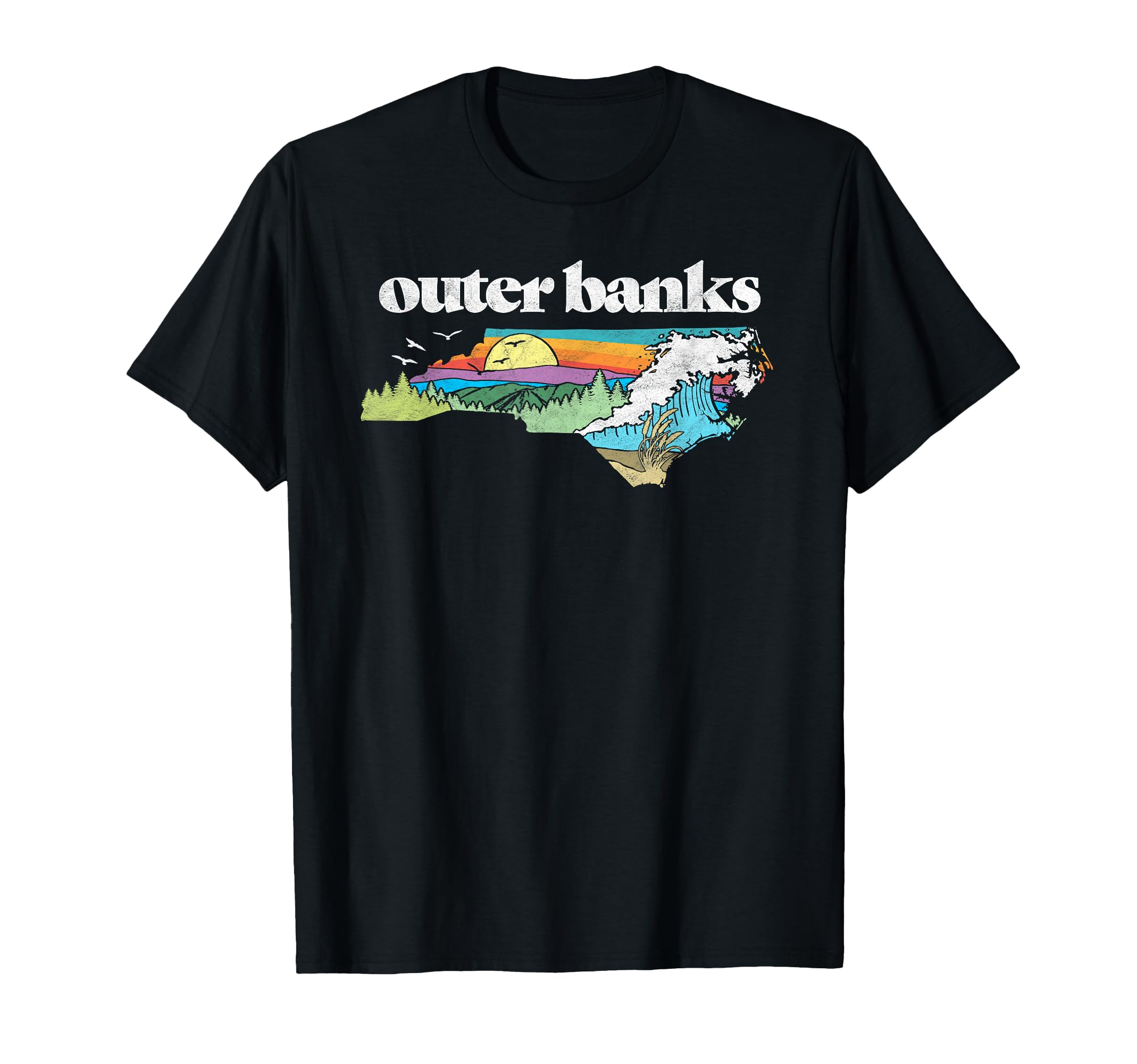 Outer Banks North Carolina Outdoors T-Shirt - Fun Novelty Design Unisex - T-Shirt, Sweatshirt, Hoodie