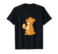 Cowboy Easter Bunny Holding Egg Western T-Shirt - Graphic Print Men Women - T-Shirt, Sweatshirt, Hoodie