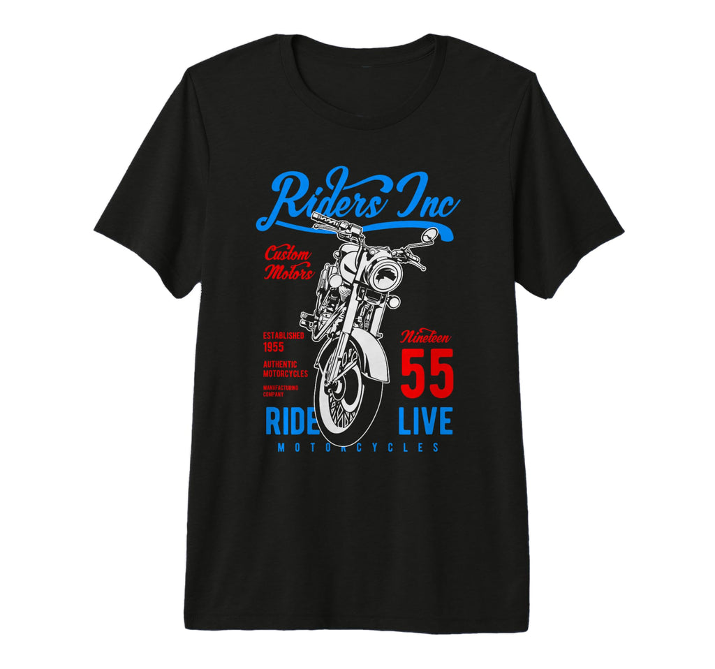 Riders Inc 1955 Motorcycle Tri Blend T-Shirt - Streetwear Style Men Women - T-Shirt, Sweatshirt, Hoodie