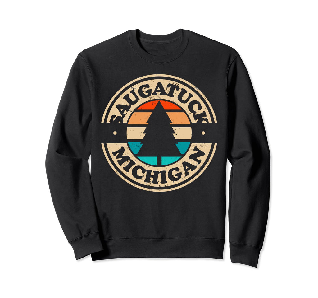 Saugatuck Michigan Mi 70S 80S Sweatshirt - Trendy Graphic Unisex - T-Shirt, Sweatshirt, Hoodie