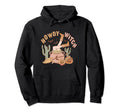 Howdy Witch Womens Western Halloween Hoodie - Minimalist Print for Adults - T-Shirt, Sweatshirt, Hoodie