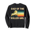 Roller Skating Dad Papa Roller Skate Sweatshirt - Unique Graphic Men Women - T-Shirt, Sweatshirt, Hoodie