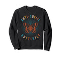 Anti Social Butterfly Shy Sweatshirt - Fun Novelty Design Unisex - T-Shirt, Sweatshirt, Hoodie