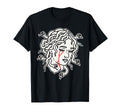 Medusa Head Tattoo Flash T-Shirt - Minimalist Print for Adults - T-Shirt, Sweatshirt, Hoodie