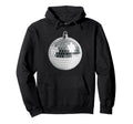Silver Disco Ball Minimal Dancecore Hoodie - Trendy Graphic Men Women - T-Shirt, Sweatshirt, Hoodie