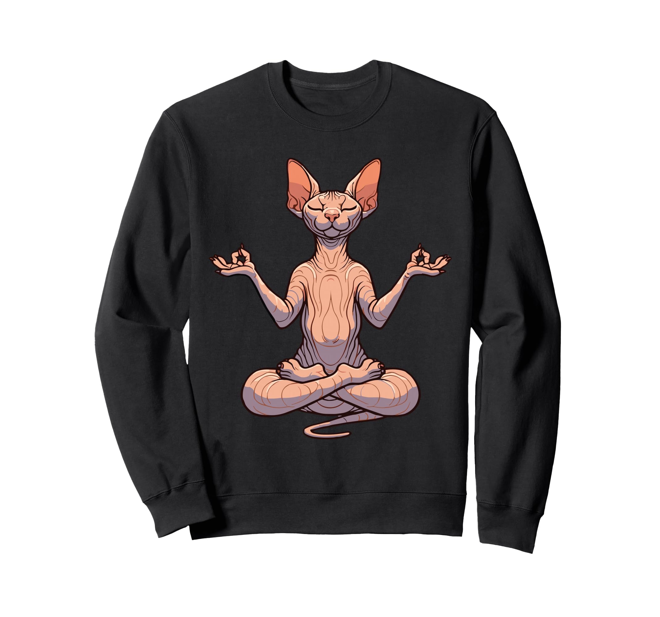 Meditation Sphynx Yoga Pose Sweatshirt - Casual Everyday Wear for Adults - T-Shirt, Sweatshirt, Hoodie