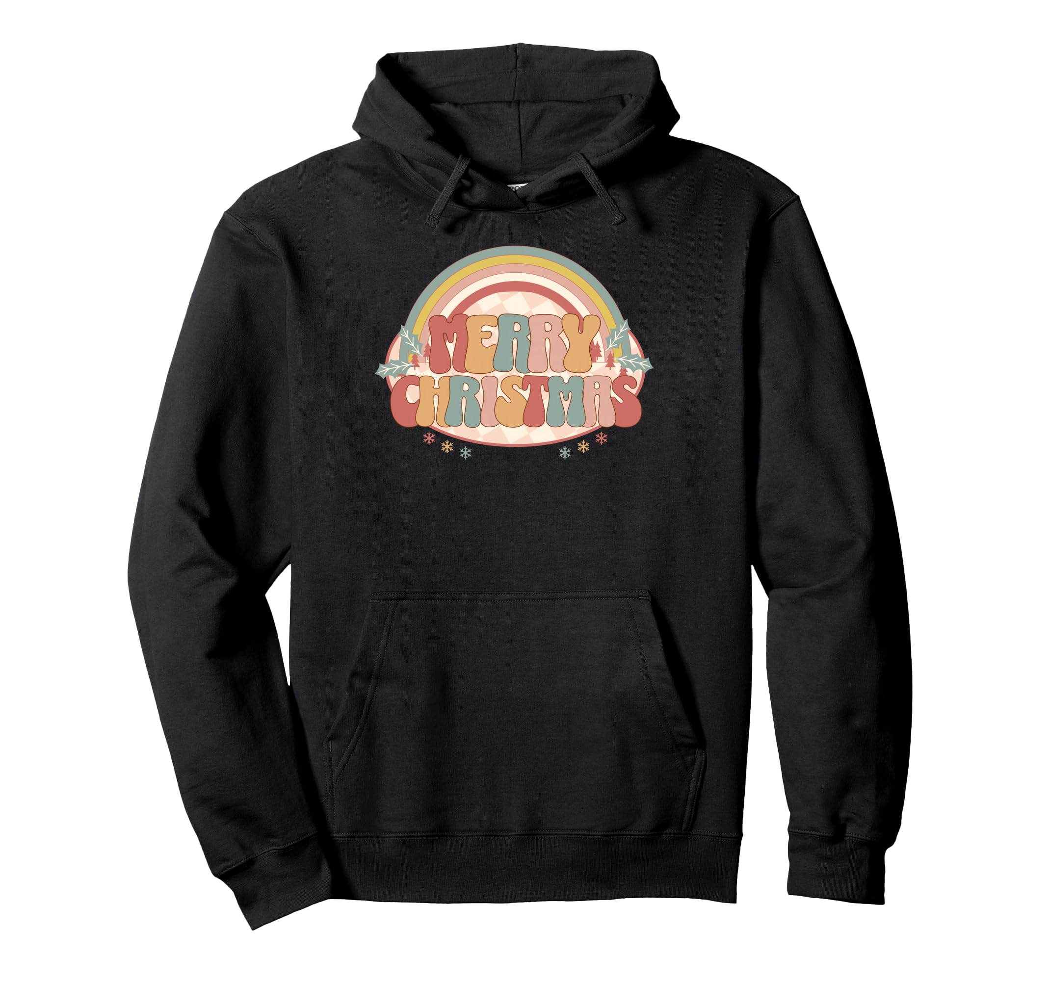 Pastel Groovy Typography Boho Hoodie - Aesthetic Graphic Men Women - T-Shirt, Sweatshirt, Hoodie