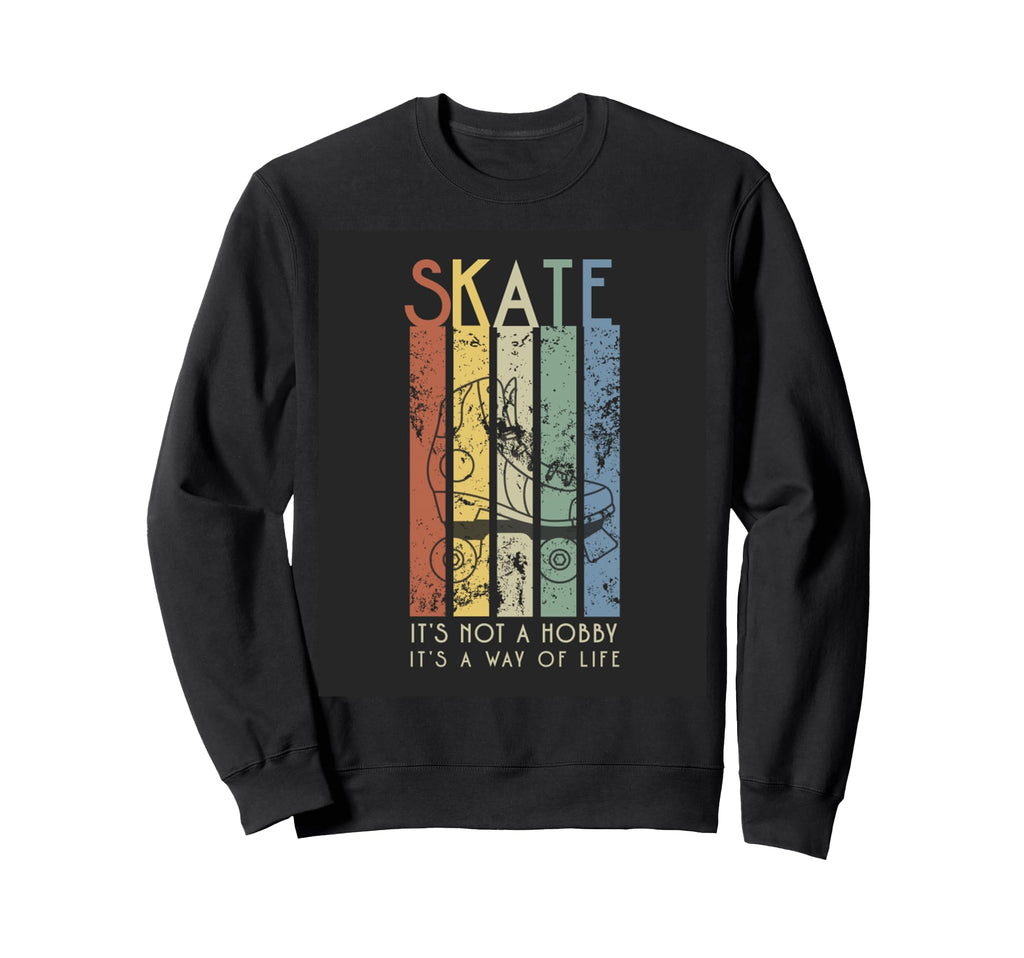 Roller Skate Skater Derby Artistic Sweatshirt - Graphic Print for Adults - T-Shirt, Sweatshirt, Hoodie