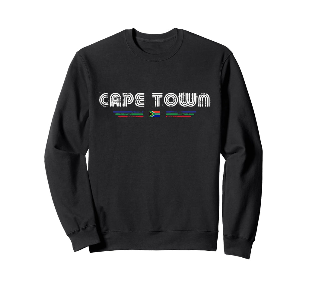 Cape Town South Africa 70S 80S Type Sweatshirt - Minimalist Print Unisex - T-Shirt, Sweatshirt, Hoodie