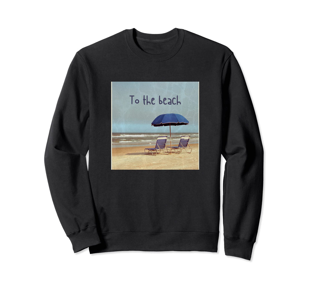 Photo Beach Theme Sweatshirt - Graphic Print for Adults - T-Shirt, Sweatshirt, Hoodie
