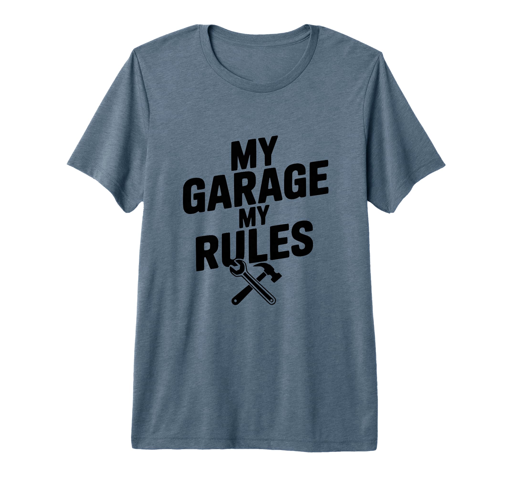 My Garage My Rules Funny Car T-Shirt - Custom Art Print for Adults - T-Shirt, Sweatshirt, Hoodie