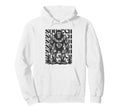 Linocut Sasquatch Forest Bigfoot Hoodie - Casual Everyday Wear Men Women - T-Shirt, Sweatshirt, Hoodie