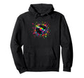 Splash Art Vinyl Disc Record Player Music Hoodie - Graphic Print Men Women - T-Shirt, Sweatshirt, Hoodie