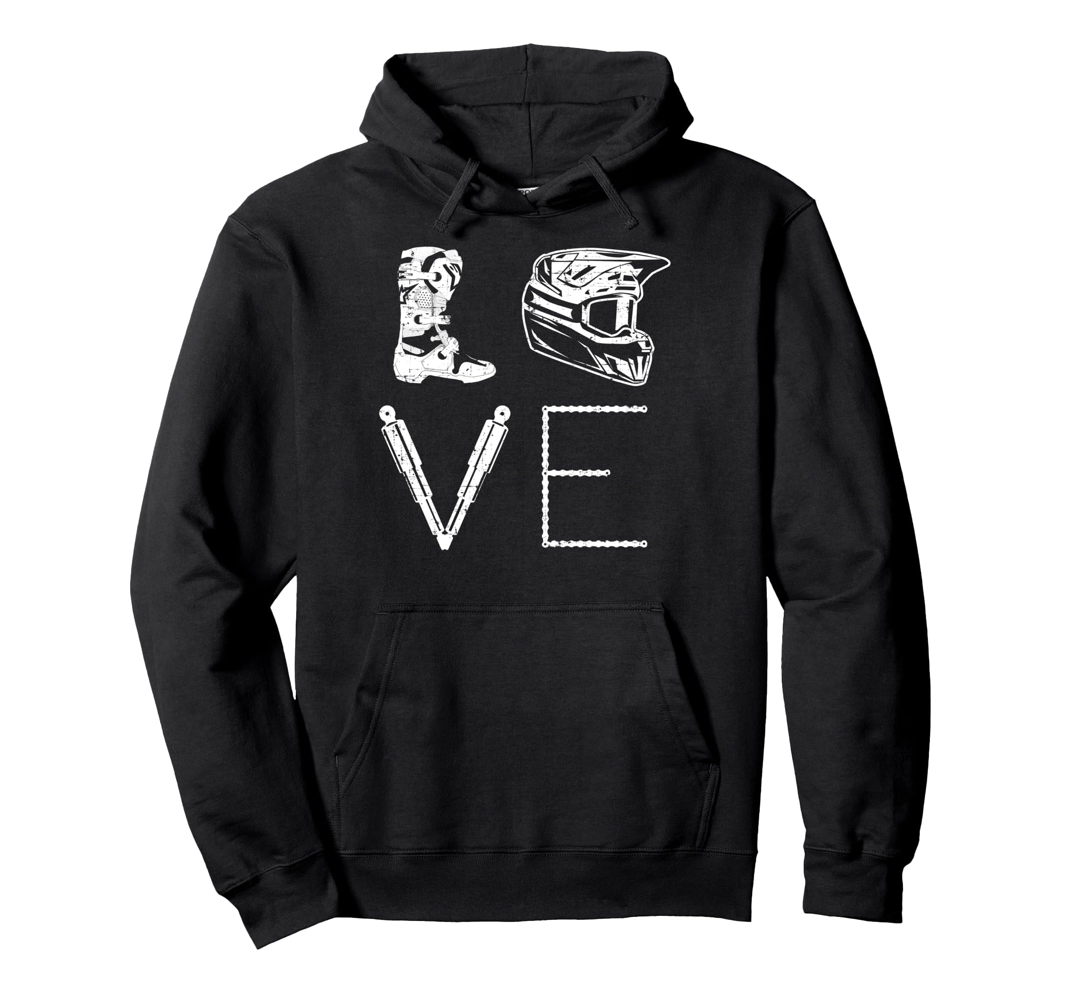 Love Motorcycles Biker Motorcycling Riding Hoodie - Novelty Apparel Unisex - T-Shirt, Sweatshirt, Hoodie