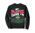 Introvert Gardener Shyness Garden Sweatshirt - Minimalist Print Men Women - T-Shirt, Sweatshirt, Hoodie