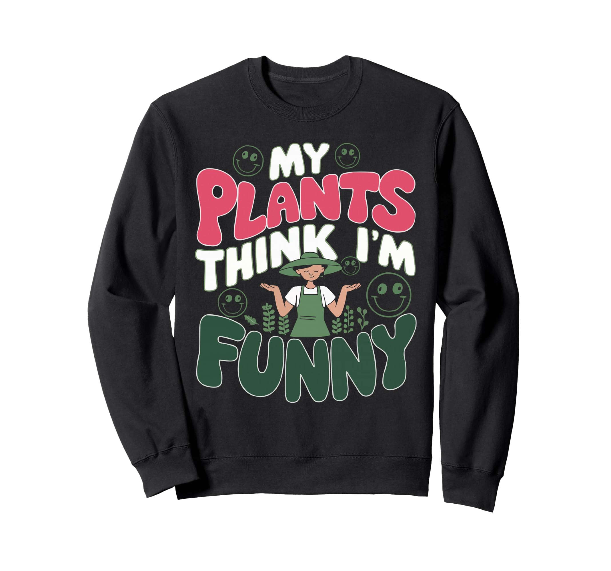 Introvert Gardener Shyness Garden Sweatshirt - Minimalist Print Men Women - T-Shirt, Sweatshirt, Hoodie