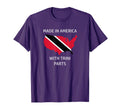 Made America Trini Parts Trinidad And T-Shirt - Novelty Apparel for Adults - T-Shirt, Sweatshirt, Hoodie